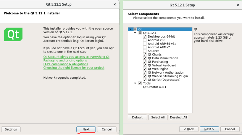 CentOS 7安装Qt5.12.1过程