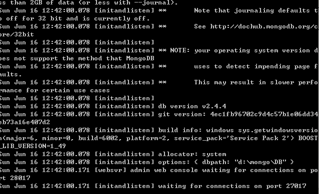 Mongo DB Study: first face with mongo DB