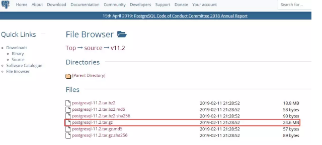 Postgresql_最新版11.2源码编译安装