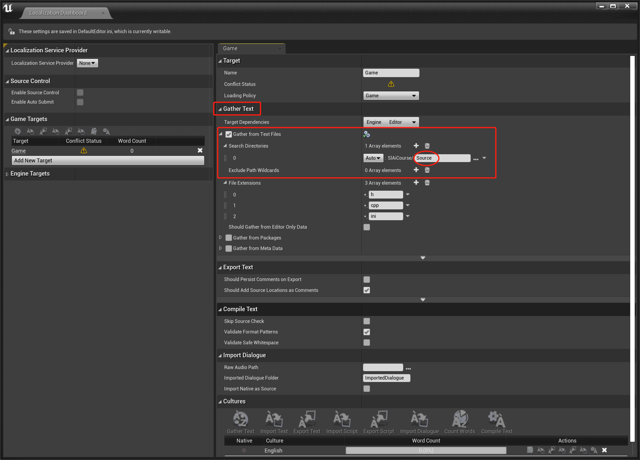 UE4 从无到有纯 C++ & Slate 开发沙盒游戏(六) 语言切换功能的实现