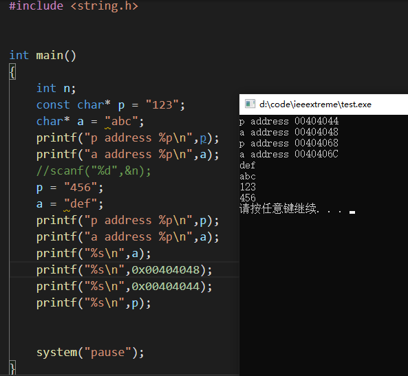 【C/C++】字符数组：char，char*，char a[]， char *a[]， char **s 的区别与联系/const