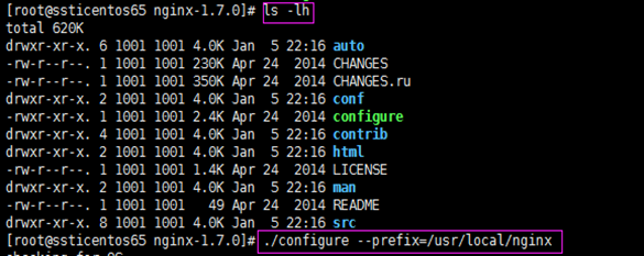 llinux 环境安装编译 nginx (源码安装包)