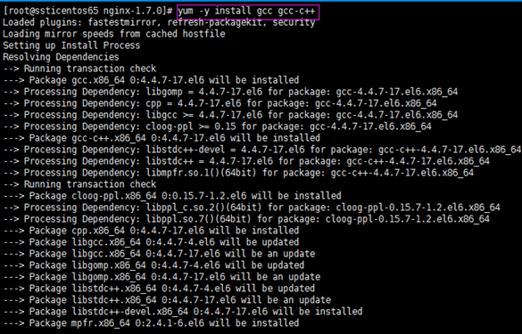 llinux 环境安装编译 nginx (源码安装包)